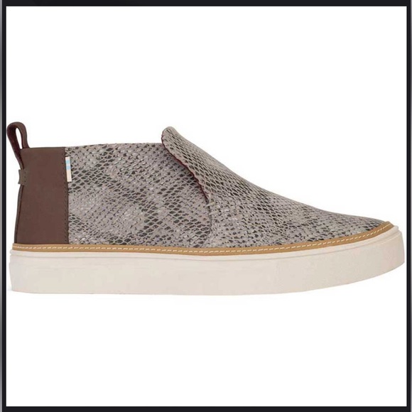 TOMS Paxton Cobblestone Snake Sneakers - Picture 1 of 13